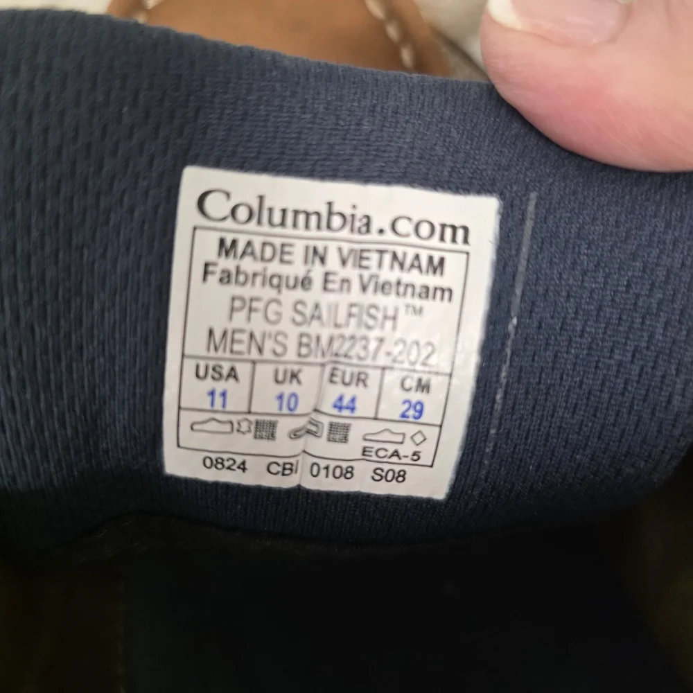 Columbia PFG Sailfish Men's Leather Boat Shoes Size 11